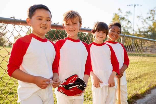 Using a baseball glove in the game