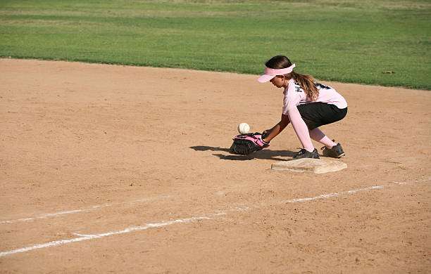 baseball player with baseball glove during