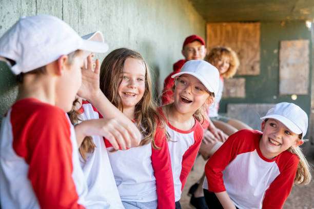 Using a baseball glove in the game