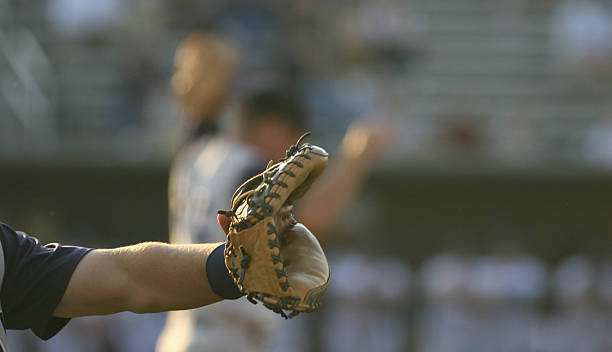a baseball glove player