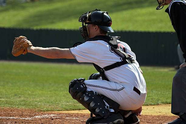 a baseball glove player